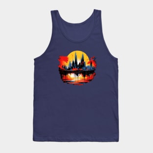 Abstract Cityscape Tank Top